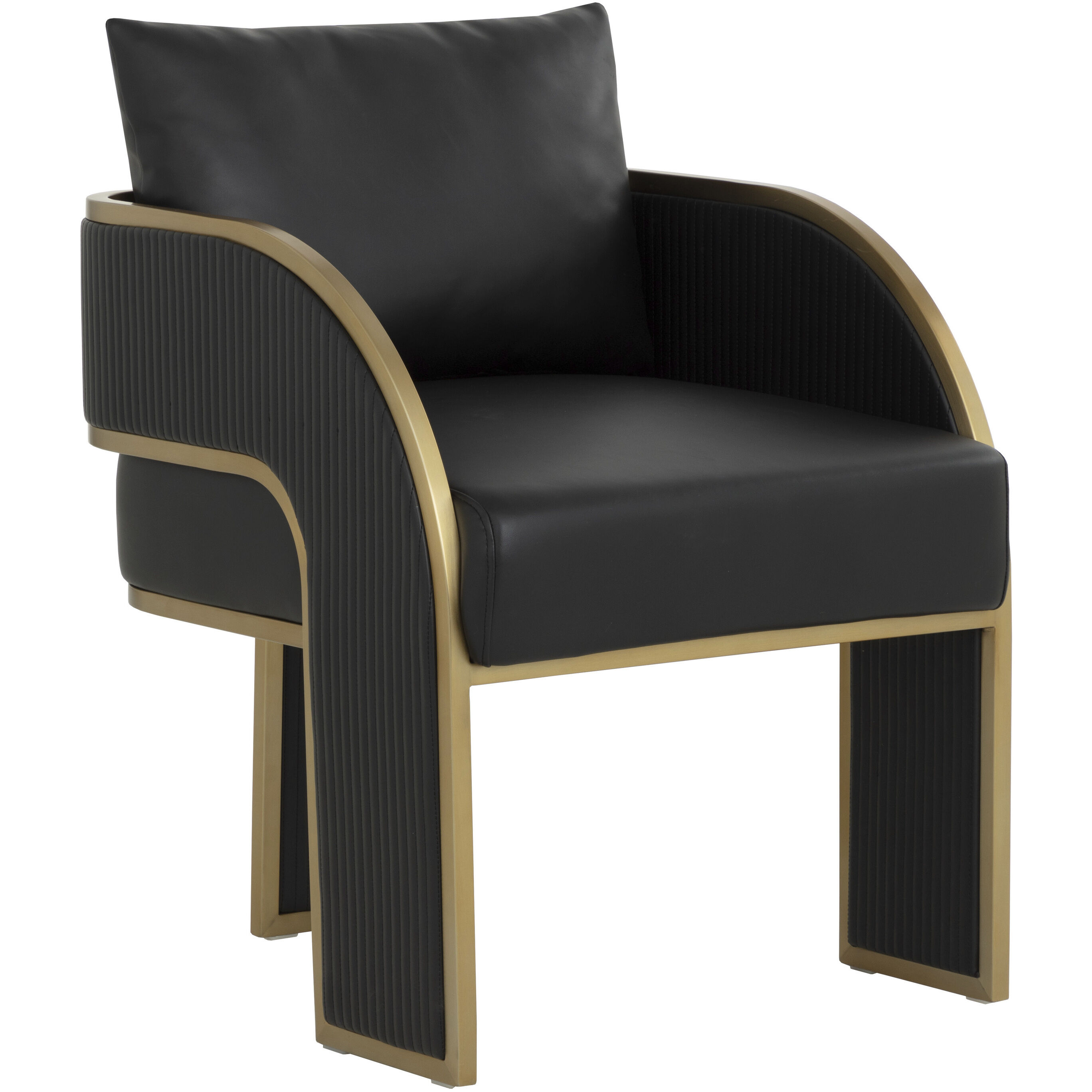 Baz Napa Black Dining Armchair